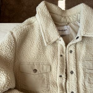 Men's High Pile Fleece Faux Fur Jacket - Goodfellow & Co